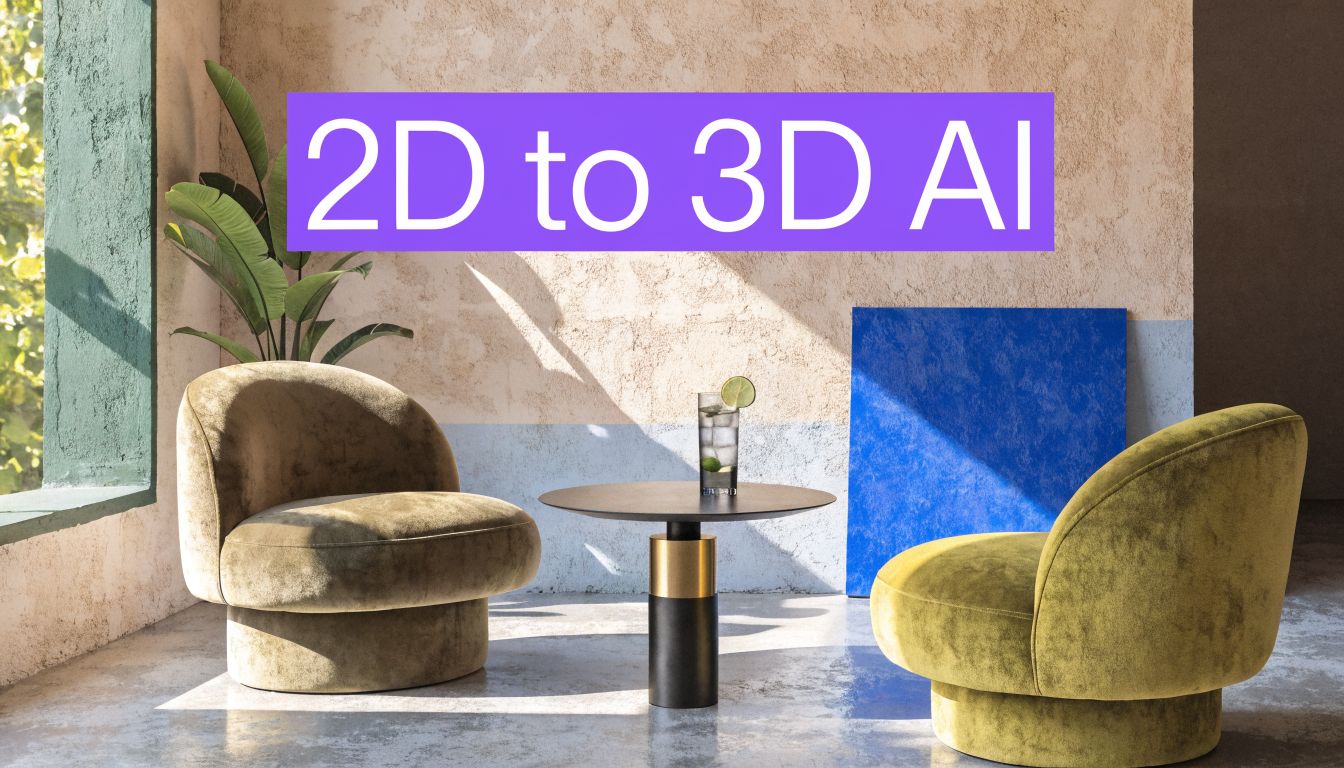 2D to 3D AI: A Guide to Next-Gen Interior Visualization