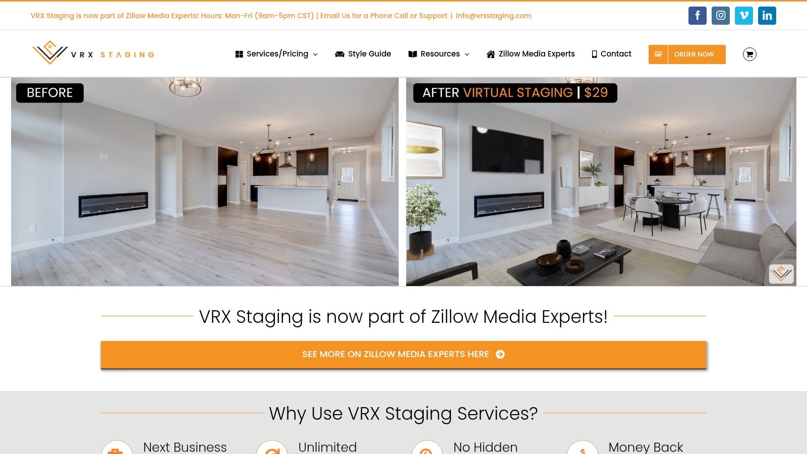 VRX Staging
