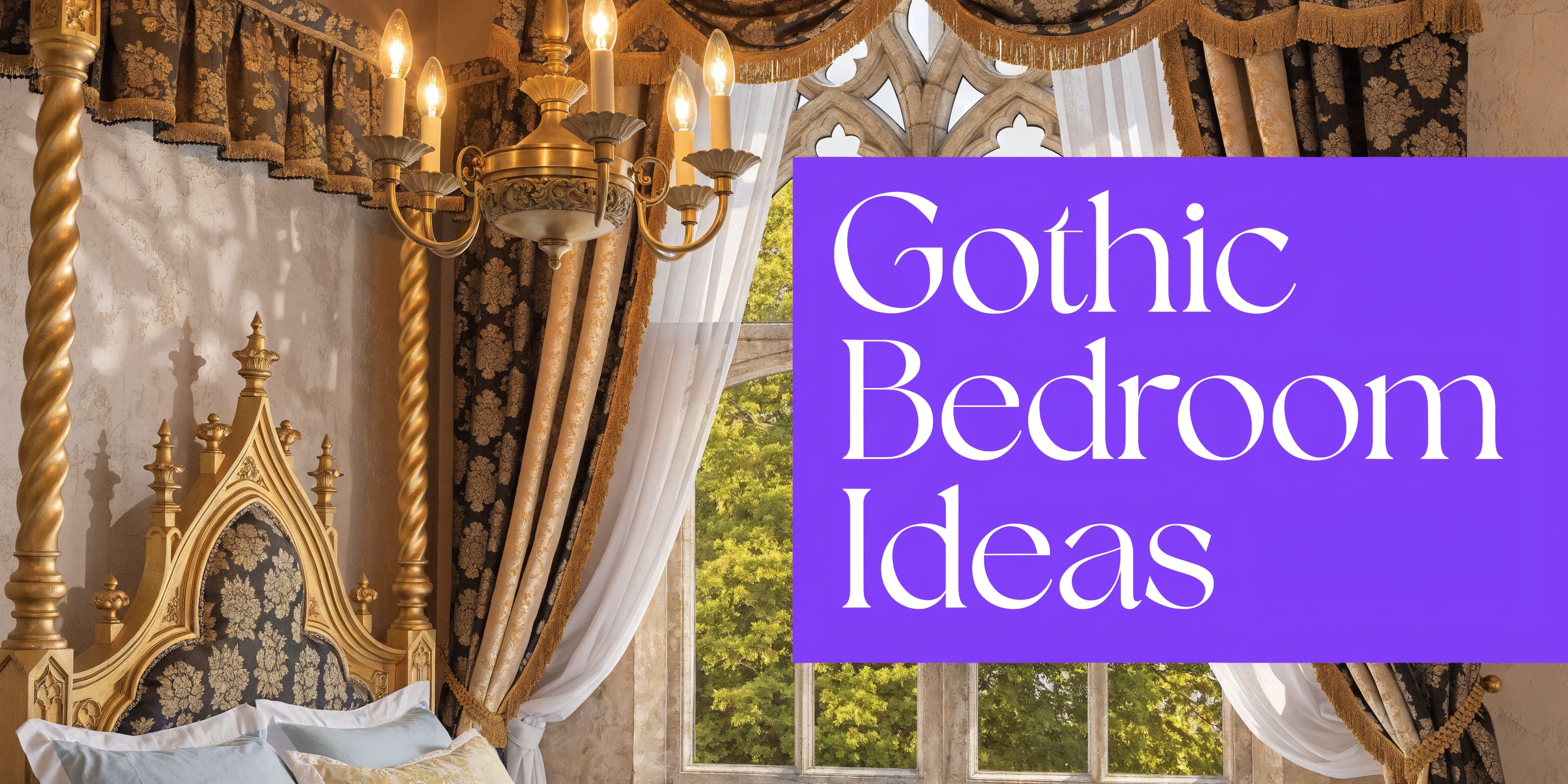 8 Dramatic Gothic Style Bedrooms to Try in 2026