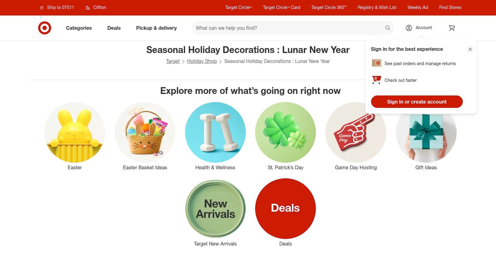 Target (Lunar New Year Shop)