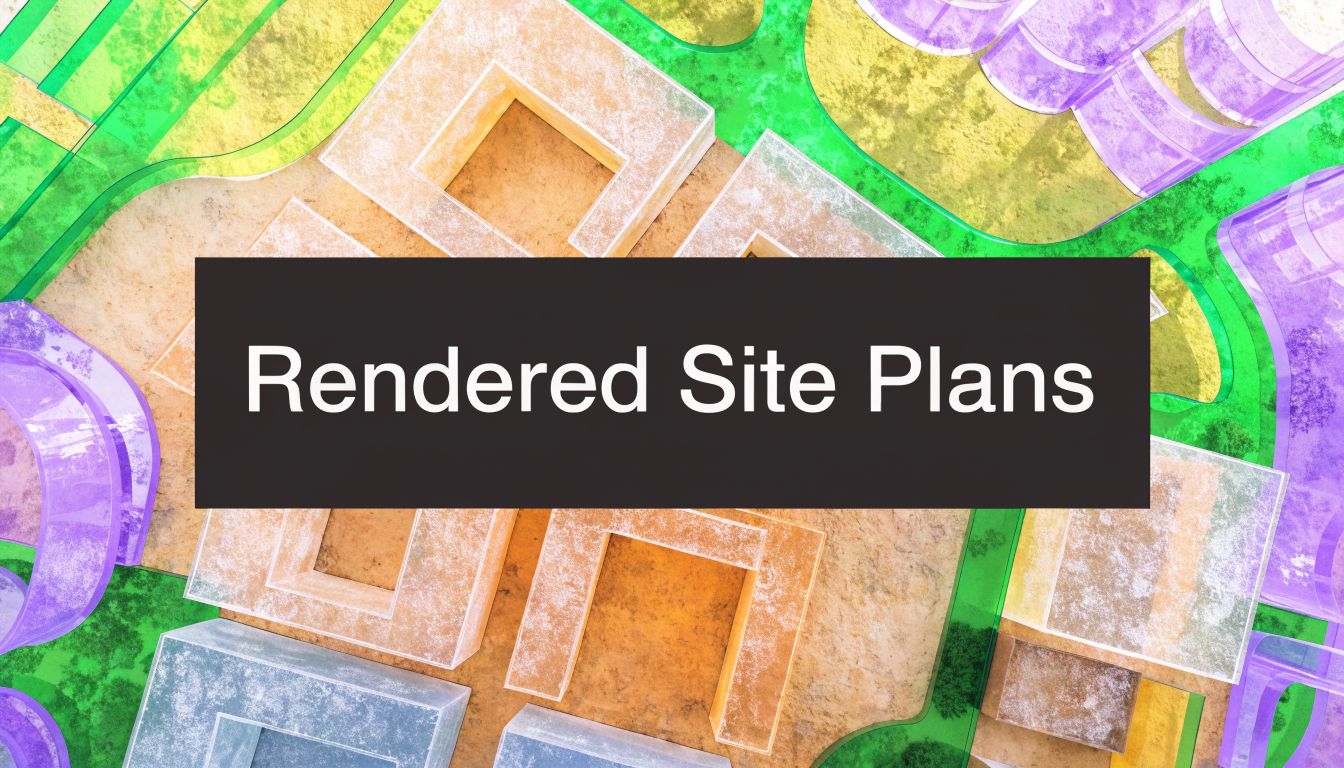 Mastering Rendered Site Plans for Real Estate